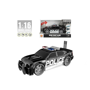 ماشین پلیس اسباب بازی موزیکال 1:16 Police Rescue_اسباب بازی